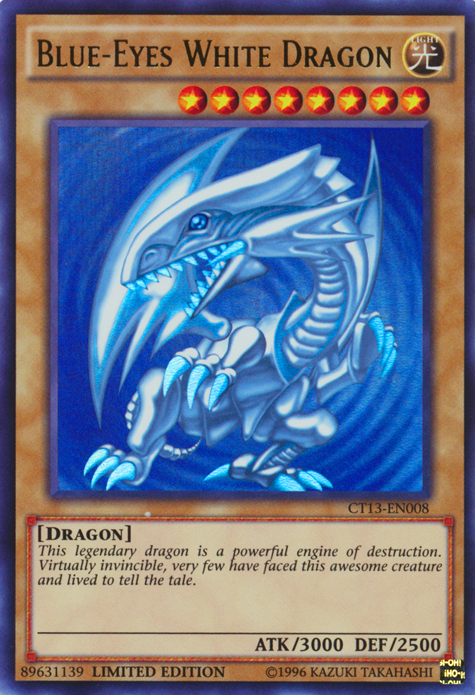 Blue-Eyes White Dragon [CT13-EN008] Ultra Rare - Evolution TCG