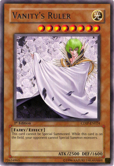 Vanity's Ruler [CDIP-EN024] Rare - Evolution TCG