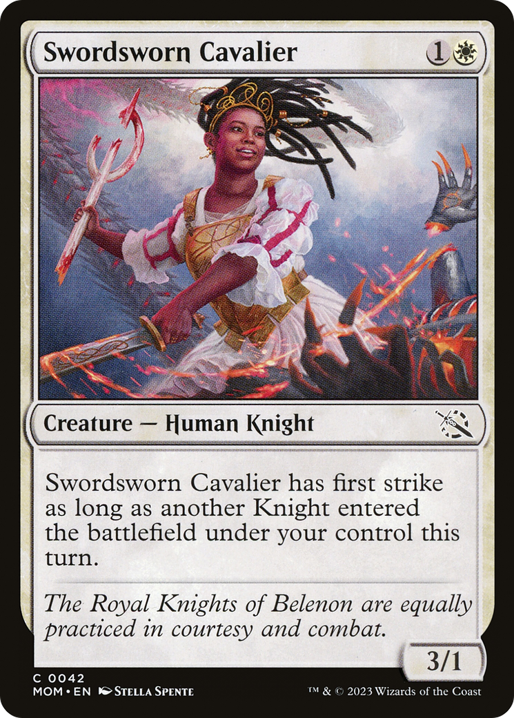 Swordsworn Cavalier [March of the Machine] - Evolution TCG