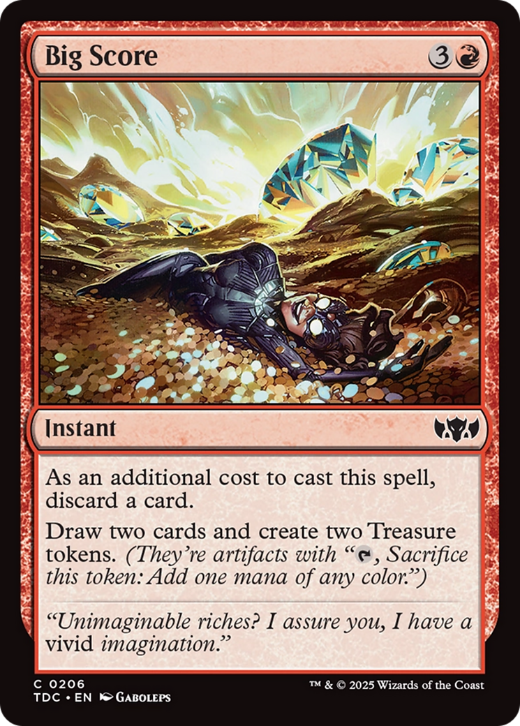 Big Score [Tarkir: Dragonstorm Commander] - Evolution TCG