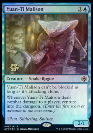 Yuan-Ti Malison [Dungeons & Dragons: Adventures in the Forgotten Realms Prerelease Promos] - Evolution TCG