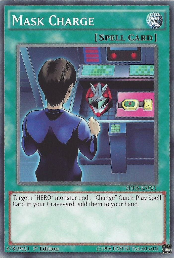 Mask Charge [SDHS-EN021] Common - Evolution TCG