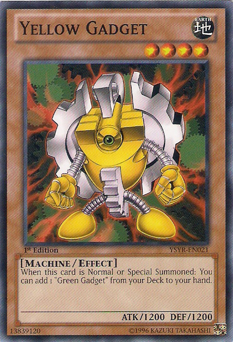 Yellow Gadget [YSYR-EN021] Common - Evolution TCG