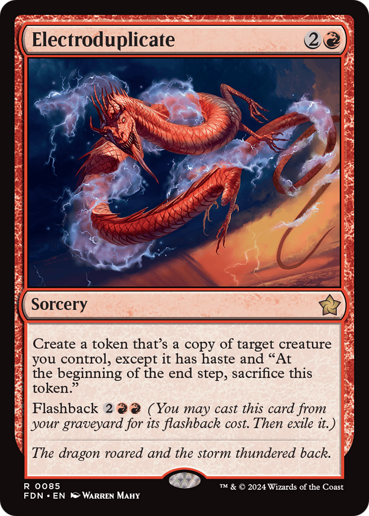 Electroduplicate [Foundations] - Evolution TCG