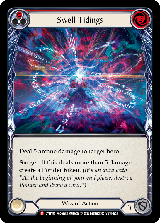 Swell Tidings [DYN195] (Dynasty)  Rainbow Foil - Evolution TCG