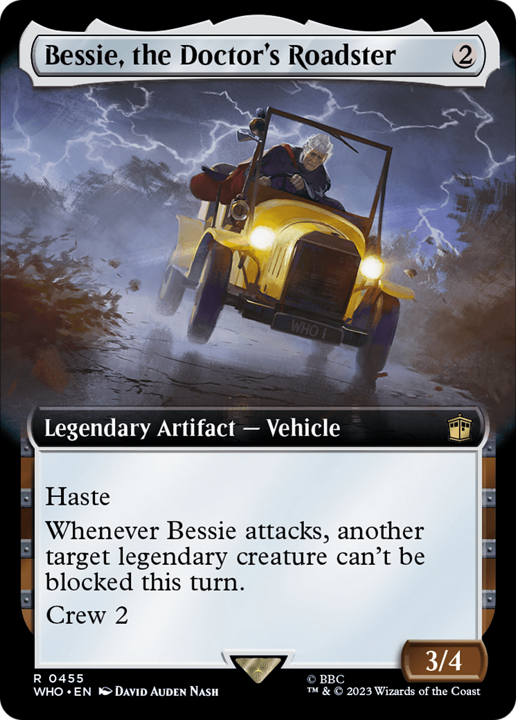 Bessie, the Doctor's Roadster (Extended Art) [Doctor Who] - Evolution TCG