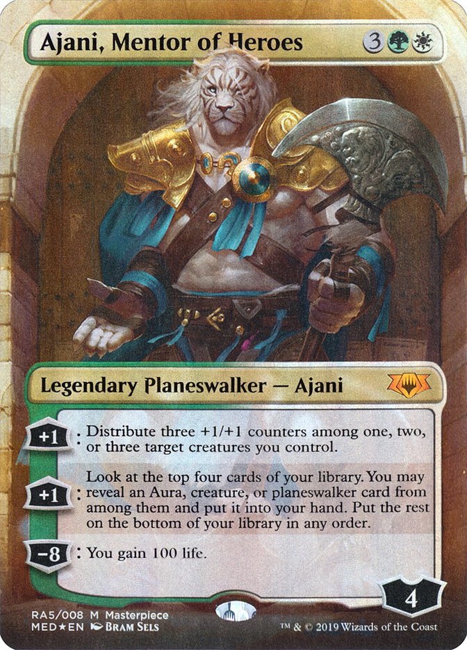 Ajani, Mentor of Heroes [Mythic Edition] - Evolution TCG