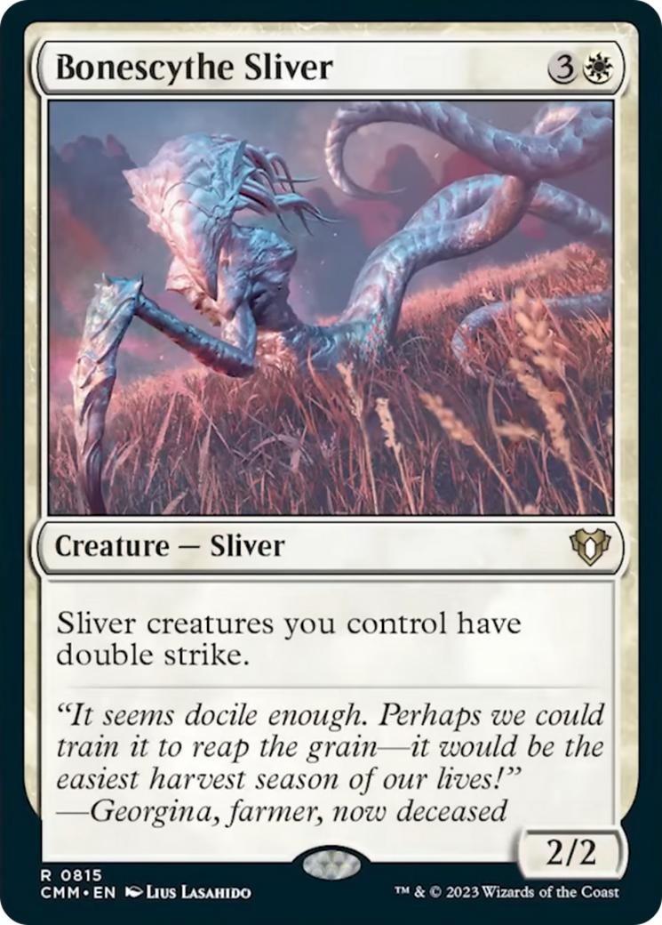 Bonescythe Sliver [Commander Masters] - Evolution TCG