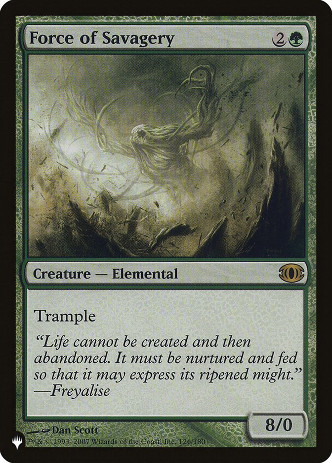 Force of Savagery [The List] - Evolution TCG