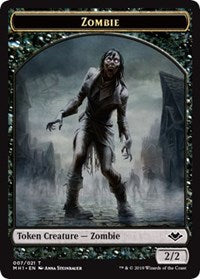 Zombie (007) // Elephant (012) Double-Sided Token [Modern Horizons Tokens] - Evolution TCG