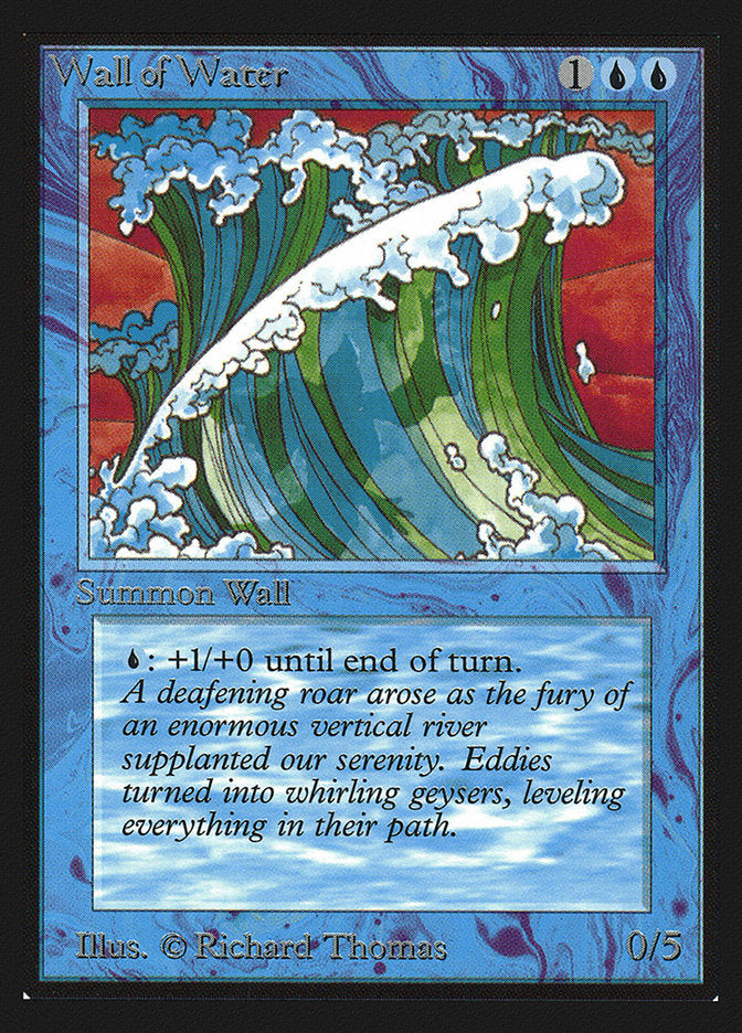 Wall of Water [Collectors' Edition] - Evolution TCG