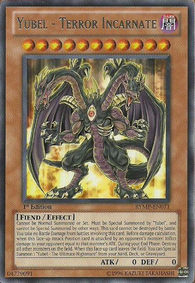 Yubel - Terror Incarnate [RYMP-EN071] Rare - Evolution TCG