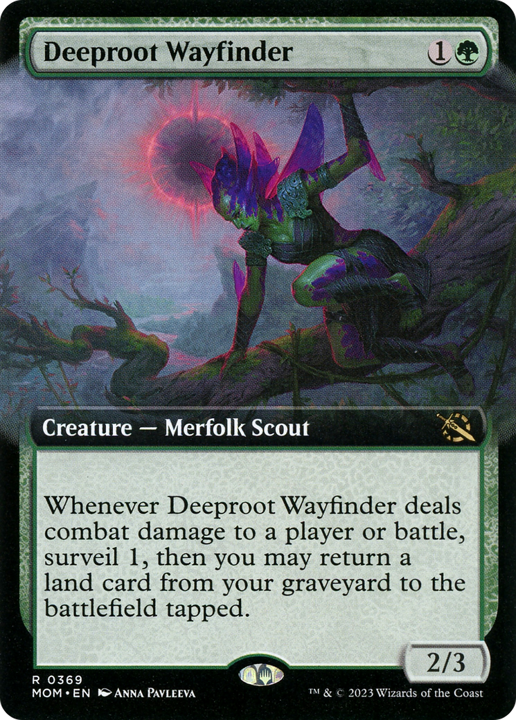 Deeproot Wayfinder (Extended Art) [March of the Machine] - Evolution TCG