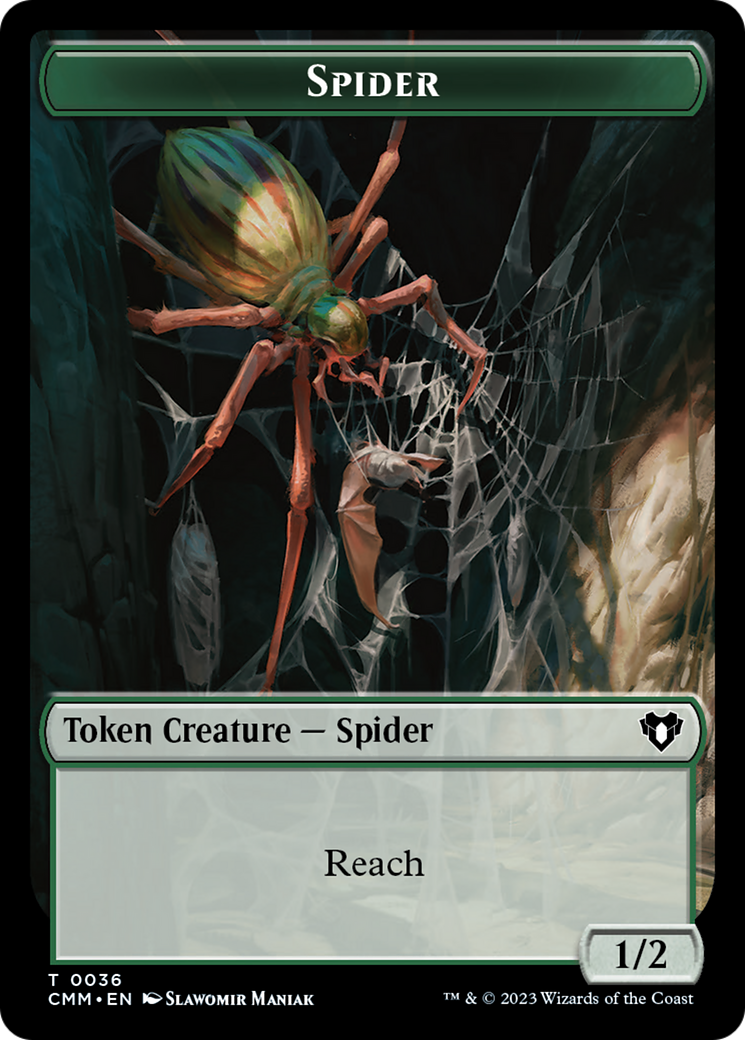 Eldrazi Scion // Spider Double-Sided Token [Commander Masters Tokens] - Evolution TCG