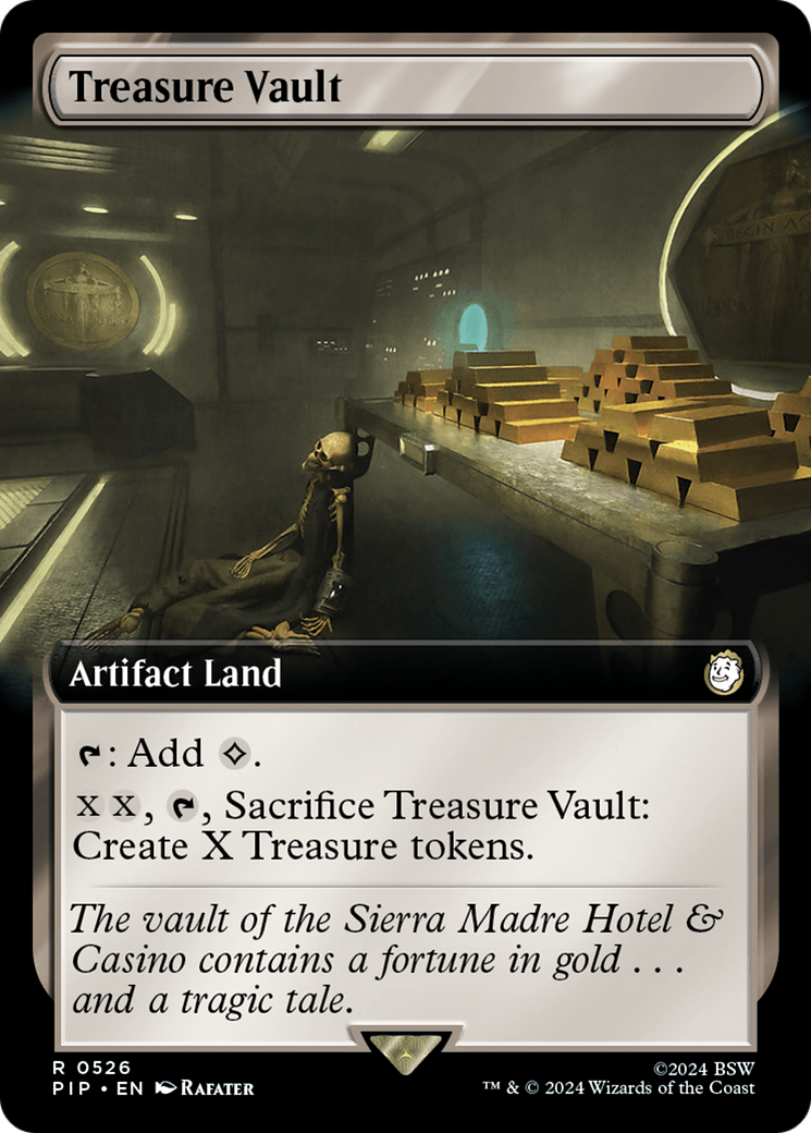 Treasure Vault (Extended Art) [Fallout] - Evolution TCG