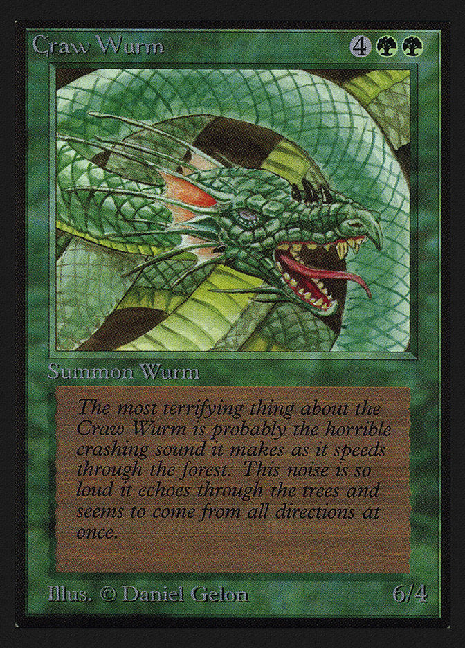 Craw Wurm [International Collectors' Edition] - Evolution TCG