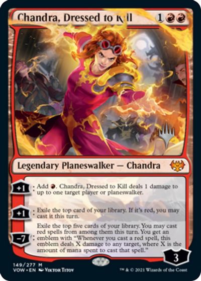 Chandra, Dressed to Kill (Promo Pack) [Innistrad: Crimson Vow Promos] - Evolution TCG