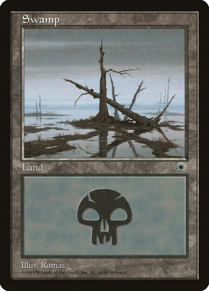 Swamp (Blue Morning Horizon) [Portal] - Evolution TCG