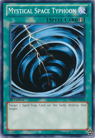 Mystical Space Typhoon [SDCR-EN026] Common - Evolution TCG