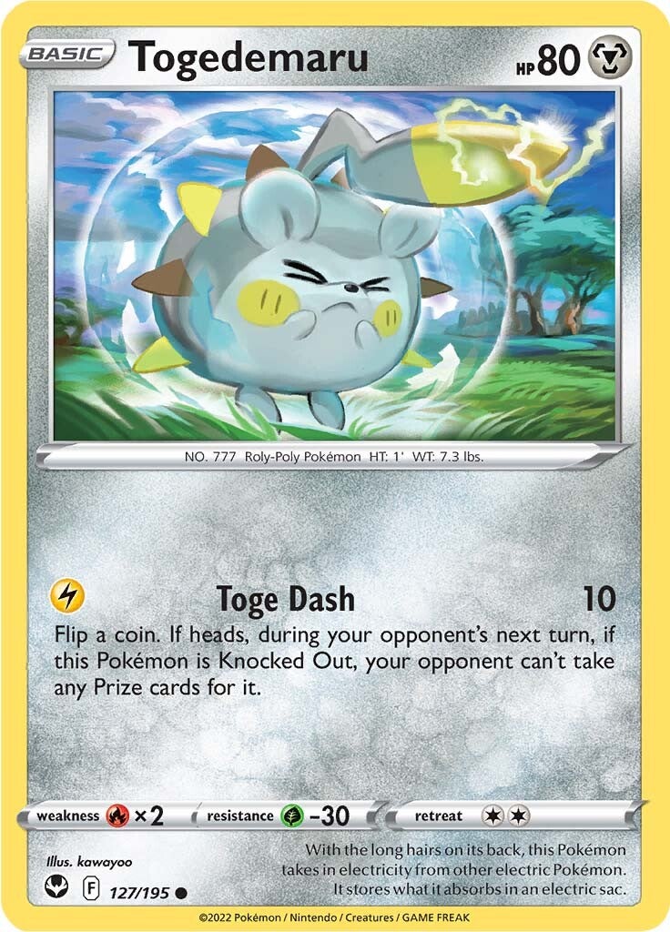 Togedemaru (127/195) [Sword & Shield: Silver Tempest] - Evolution TCG