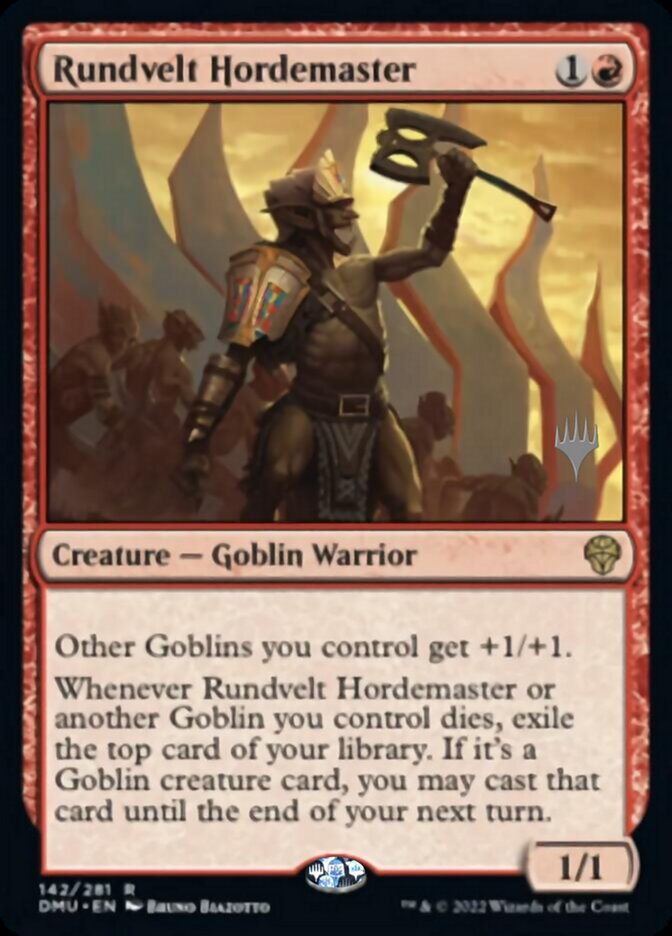 Rundvelt Hordemaster (Promo Pack) [Dominaria United Promos] - Evolution TCG