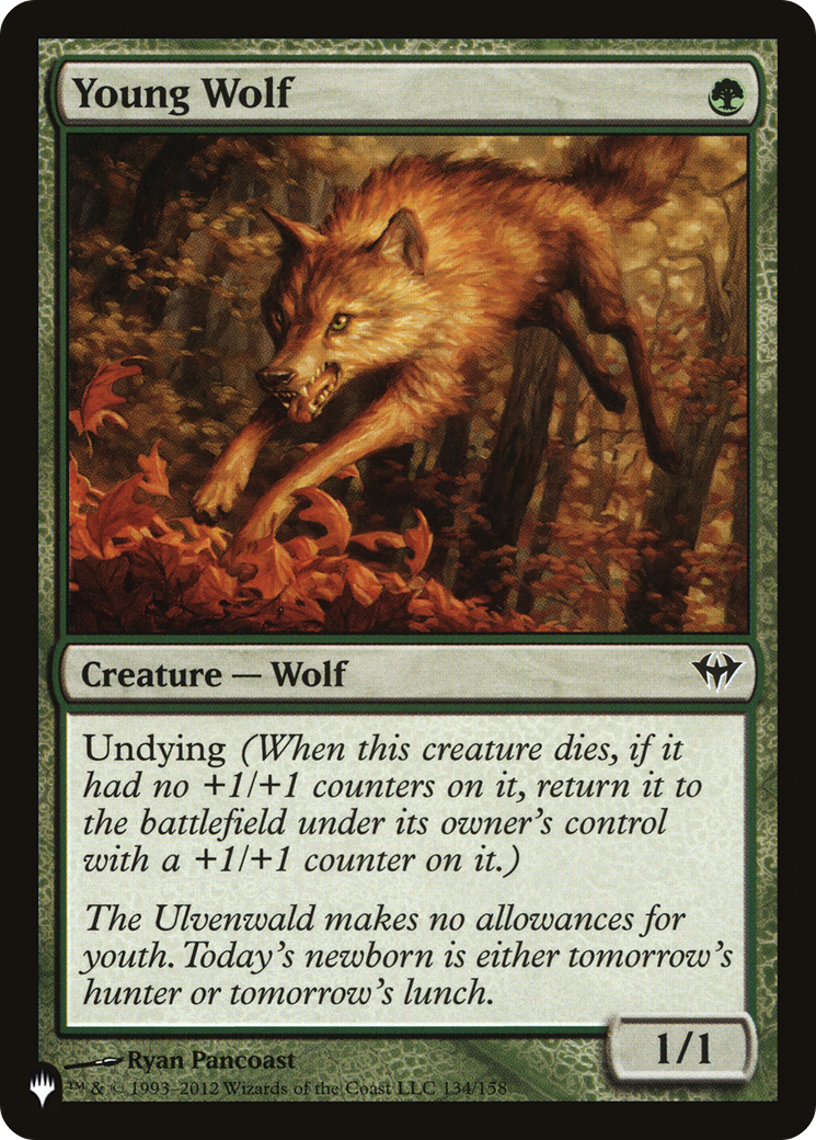 Young Wolf [The List] - Evolution TCG