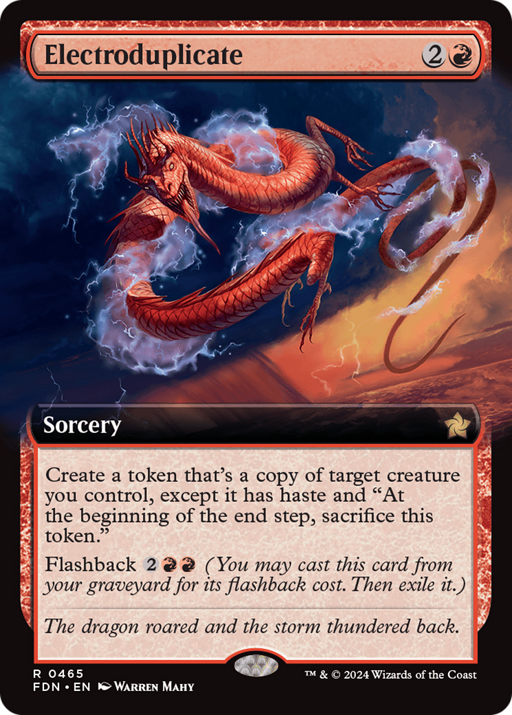 Electroduplicate (Extended Art) [Foundations] - Evolution TCG
