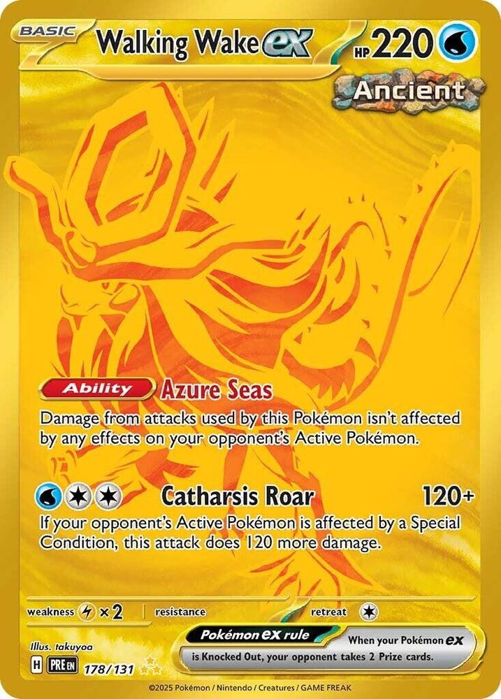 Walking Wake ex (178/131) [Scarlet & Violet: Prismatic Evolutions] - Evolution TCG