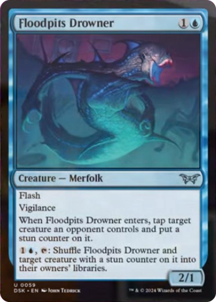 Floodpits Drowner [Duskmourn: House of Horror] - Evolution TCG