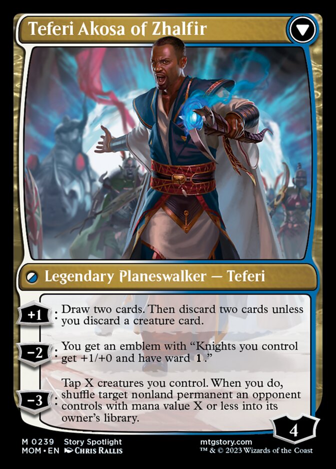 Invasion of New Phyrexia // Teferi Akosa of Zhalfir [March of the Machine] - Evolution TCG