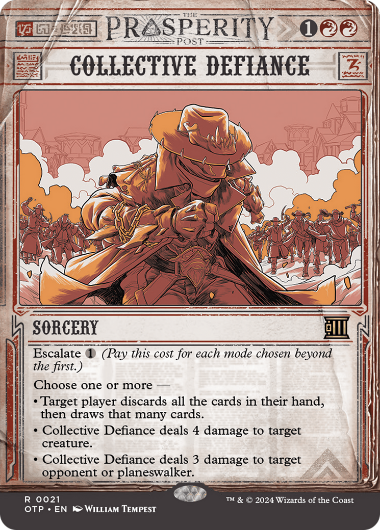 Collective Defiance [Outlaws of Thunder Junction: Breaking News] - Evolution TCG