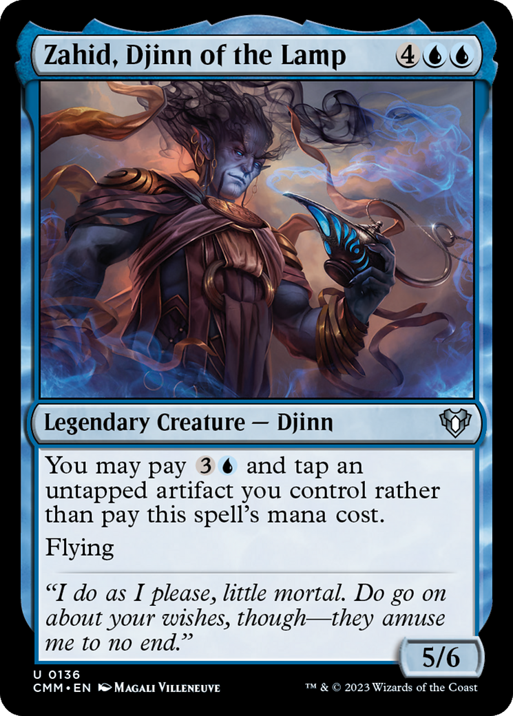 Zahid, Djinn of the Lamp [Commander Masters] - Evolution TCG