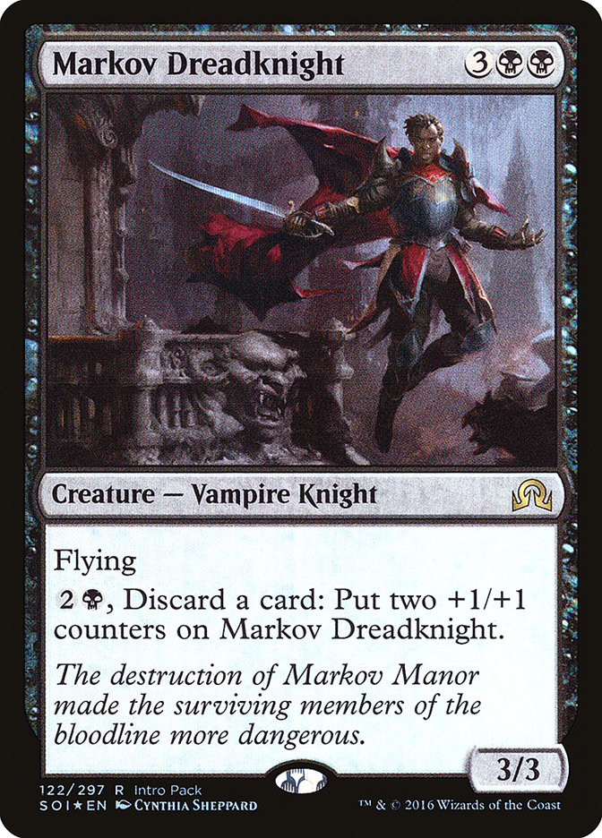 Markov Dreadknight (Intro Pack) [Shadows over Innistrad Promos] - Evolution TCG