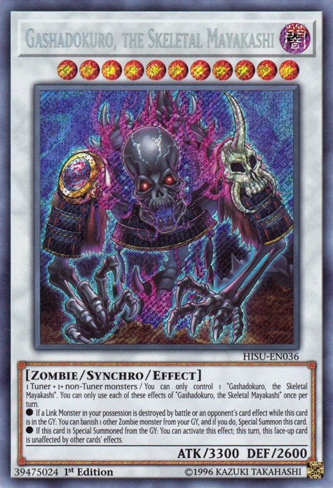 Gashadokuro, the Skeletal Mayakashi [HISU-EN036] Secret Rare - Evolution TCG