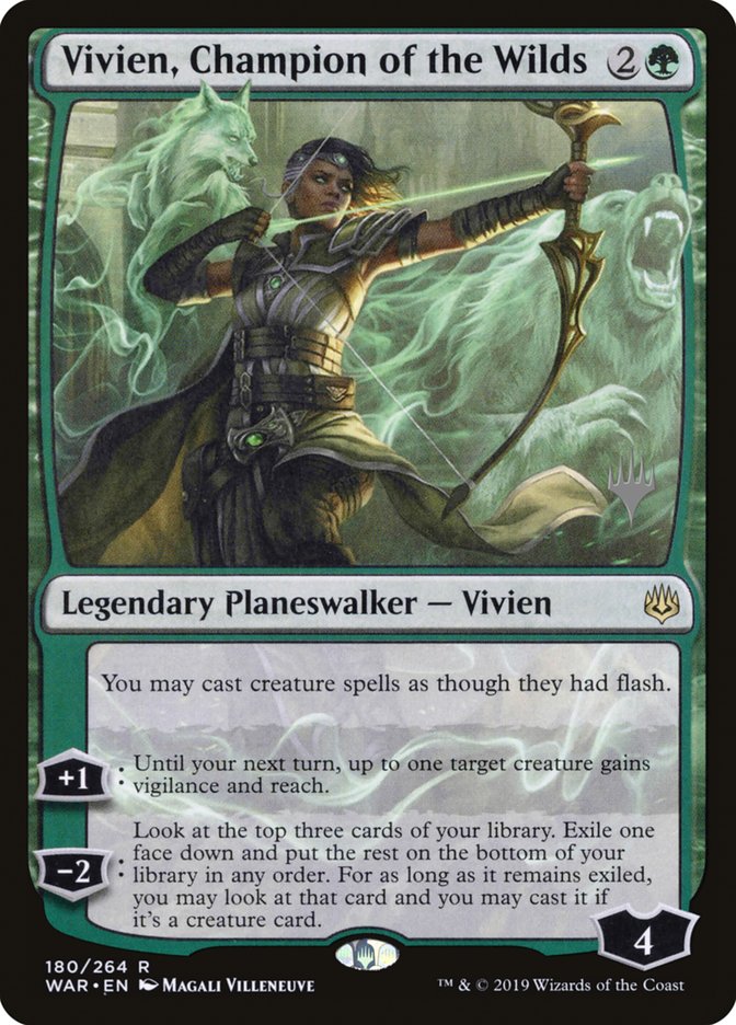 Vivien, Champion of the Wilds (Promo Pack) [War of the Spark Promos] - Evolution TCG
