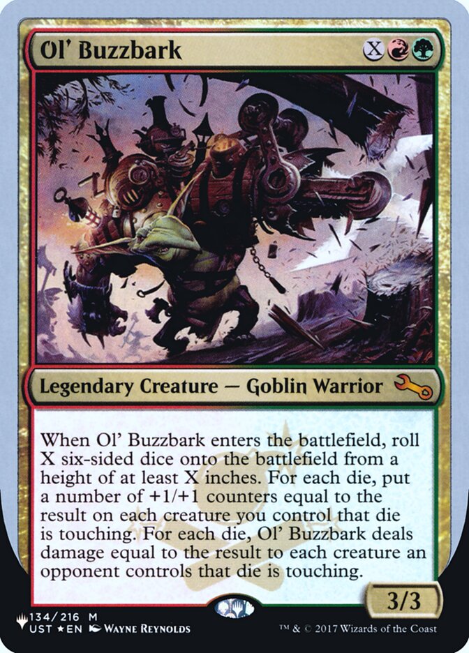 Ol' Buzzbark (Unfinity Foil Edition) [The List] - Evolution TCG