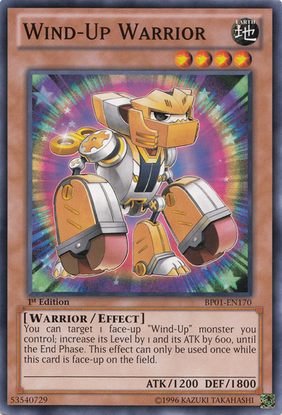 Wind-Up Warrior [BP01-EN170] Common - Evolution TCG