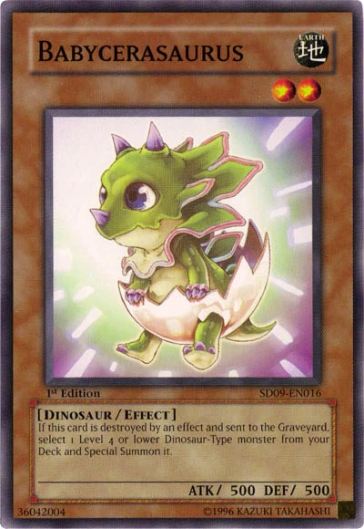 Babycerasaurus [SD09-EN016] Common - Evolution TCG