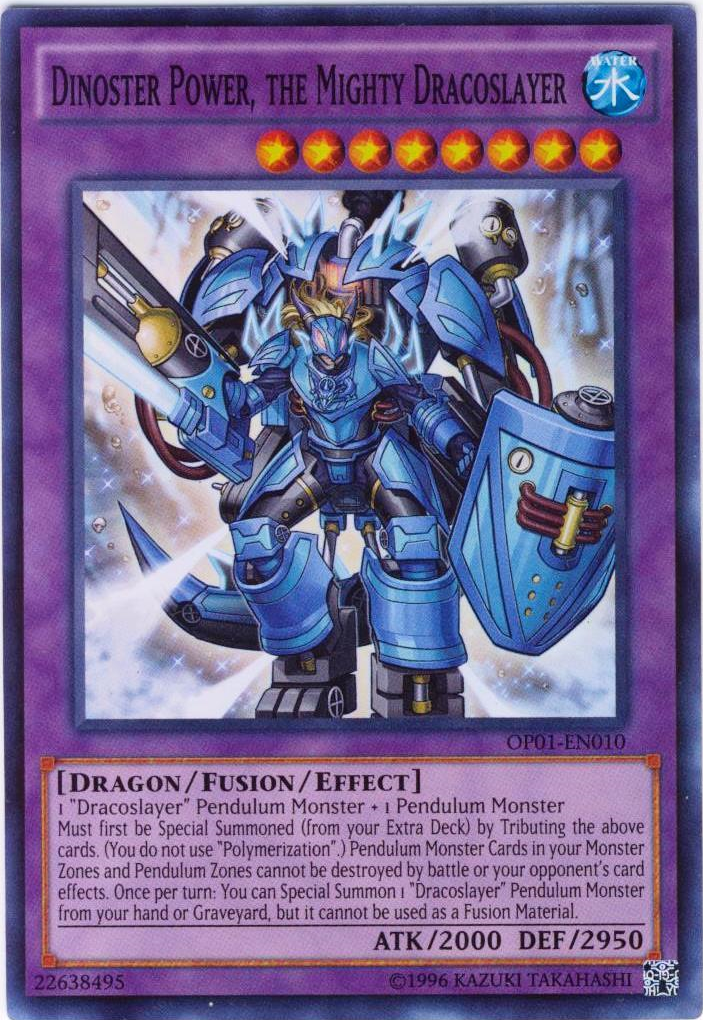 Dinoster Power, the Mighty Dracoslayer [OP01-EN010] Super Rare - Evolution TCG