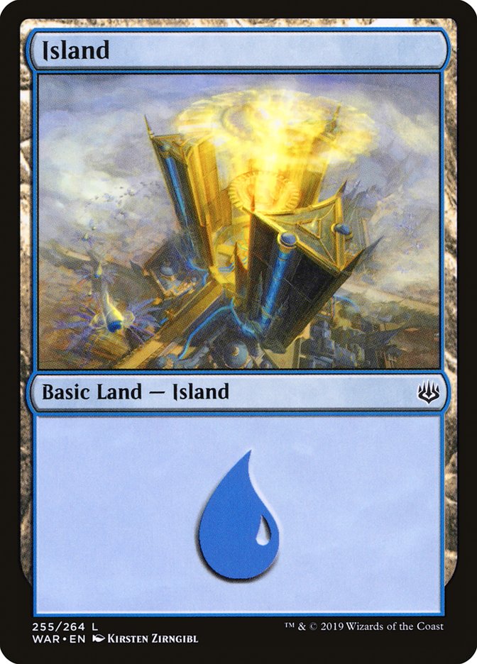 Island (255) [War of the Spark] - Evolution TCG