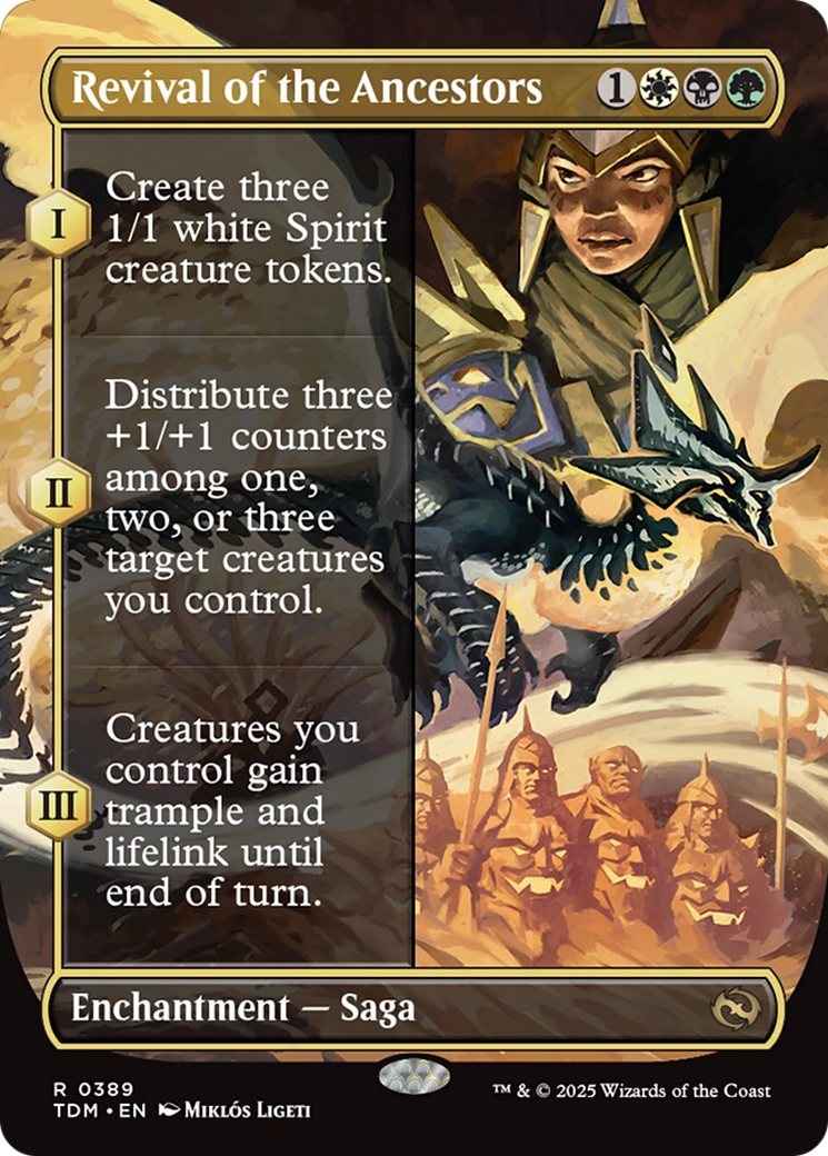 Revival of the Ancestors (Borderless) [Tarkir: Dragonstorm] - Evolution TCG