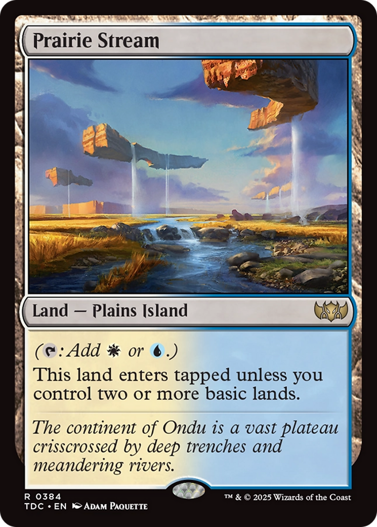 Prairie Stream [Tarkir: Dragonstorm Commander] - Evolution TCG