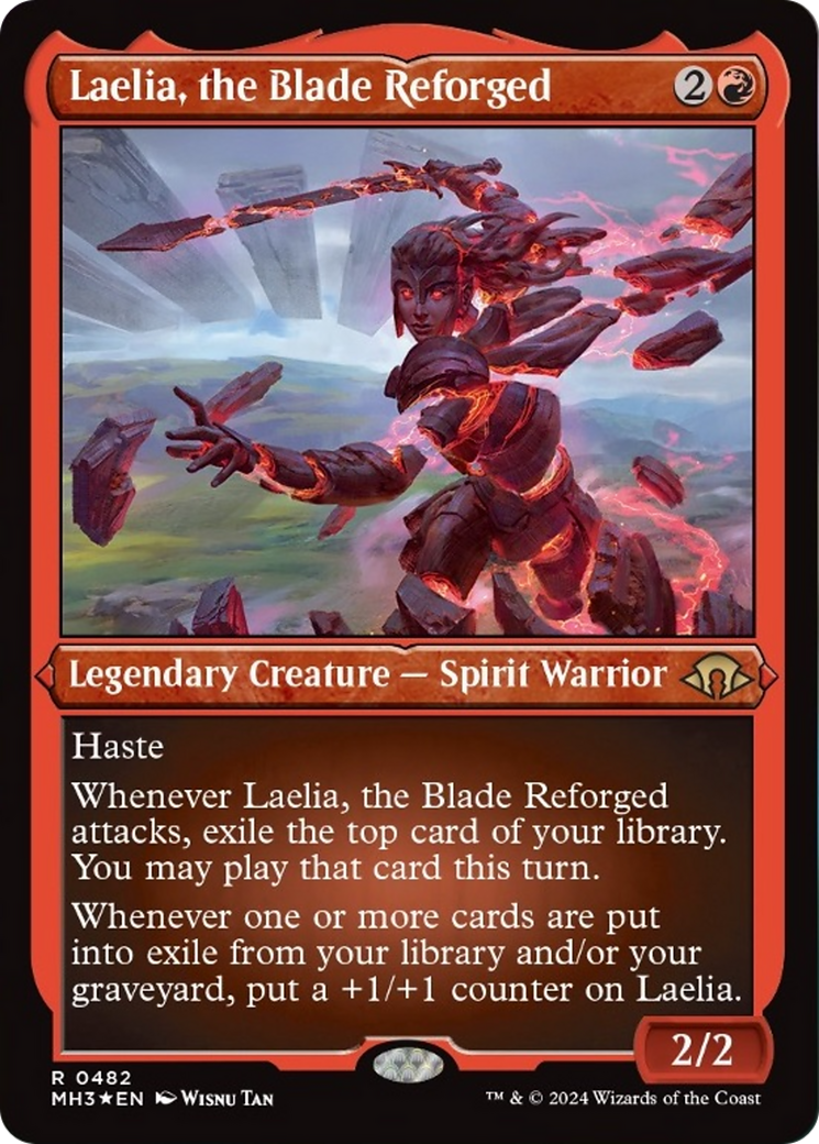 Laelia, the Blade Reforged (Foil Etched) [Modern Horizons 3] - Evolution TCG