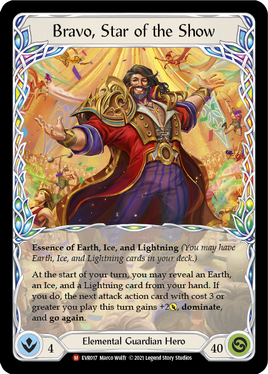 Bravo, Star of the Show [EVR017] (Everfest)  1st Edition Normal - Evolution TCG