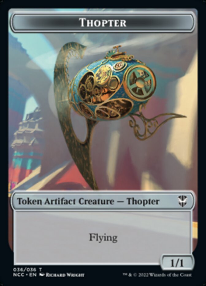 Thopter // Treasure (013) Double-Sided Token [Streets of New Capenna Commander Tokens] - Evolution TCG