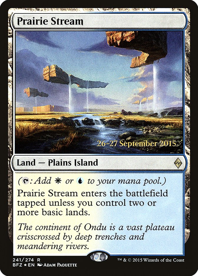 Prairie Stream [Battle for Zendikar Prerelease Promos] - Evolution TCG