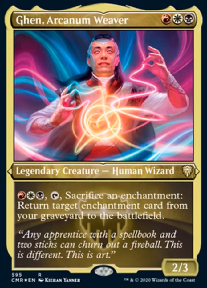 Ghen, Arcanum Weaver (Etched) [Commander Legends] - Evolution TCG