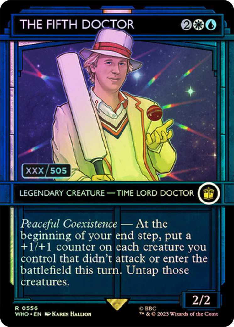 The Fifth Doctor (Serial Numbered) [Doctor Who] - Evolution TCG