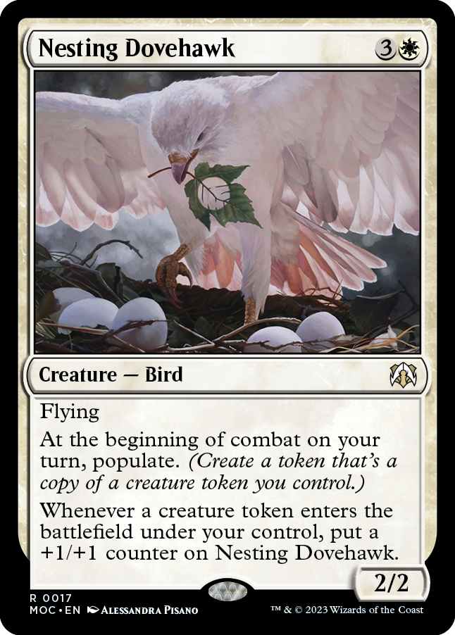 Nesting Dovehawk [March of the Machine Commander] - Evolution TCG
