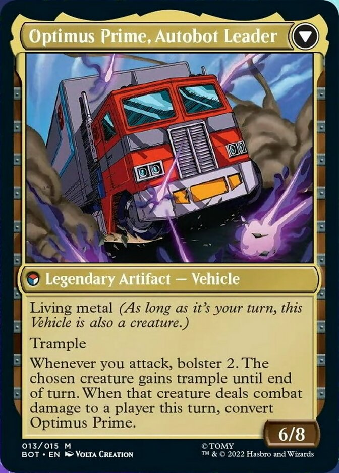 Optimus Prime, Hero // Optimus Prime, Autobot Leader [Transformers] - Evolution TCG